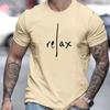 Men's Summer Casual T Shirts Relax Graphic T-shirts Oversized Short Sleeve Tops For Mens