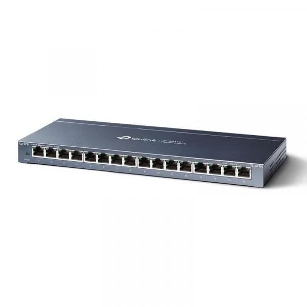 Marque LIEN TP Modèle TL-SG2016P Interfaces - 16 Ports RJ45 À 10/100/1000Mbps Ports -Ethernet IEEE 802.3i:10BASE-T -IEEE 802.3u :