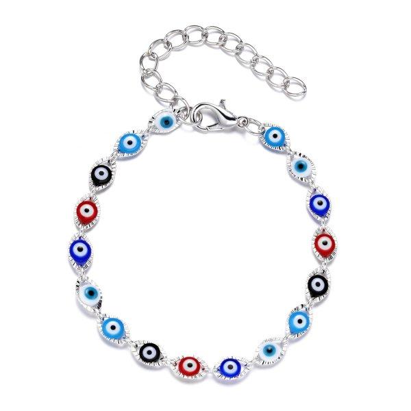 Lucky Blue Evil Eye Charms Bracelet Handmade Black Red String Thread Rope Couple Bracelet 2020 Lucky Jewelry For Women Men Gifts