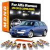 МДНГ 10 шт. для Alfa Romeo 156 (+932) (1998-2005) Светодиодные лампы Canbus для автомобиля, внутренняя карта, купольный светильник багажника, комплект автомобильной лампы