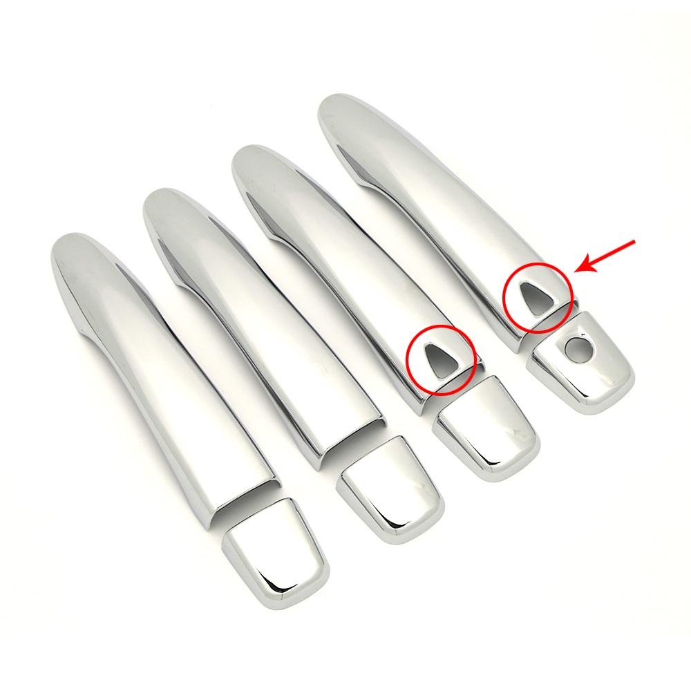 Для Nissan Pulsar C13 2015-2018 внешний вид автомобиля изменить хромированная крышка дверной ручки декоративная накладка защита