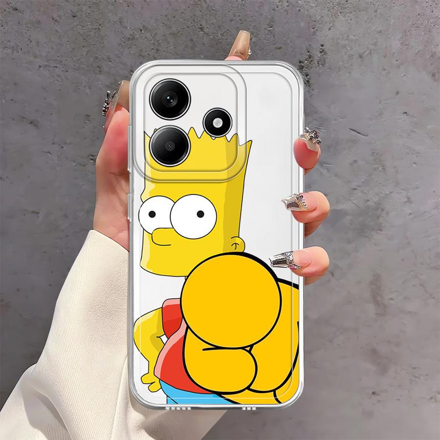 Милый Чехол The S-simpsons для Xiaomi Redmi Note 14 Pro Plus 10S Note 13 14C 12S 11 A4 9 10 13C 11S 12 Мягкая Крышка для Телефона