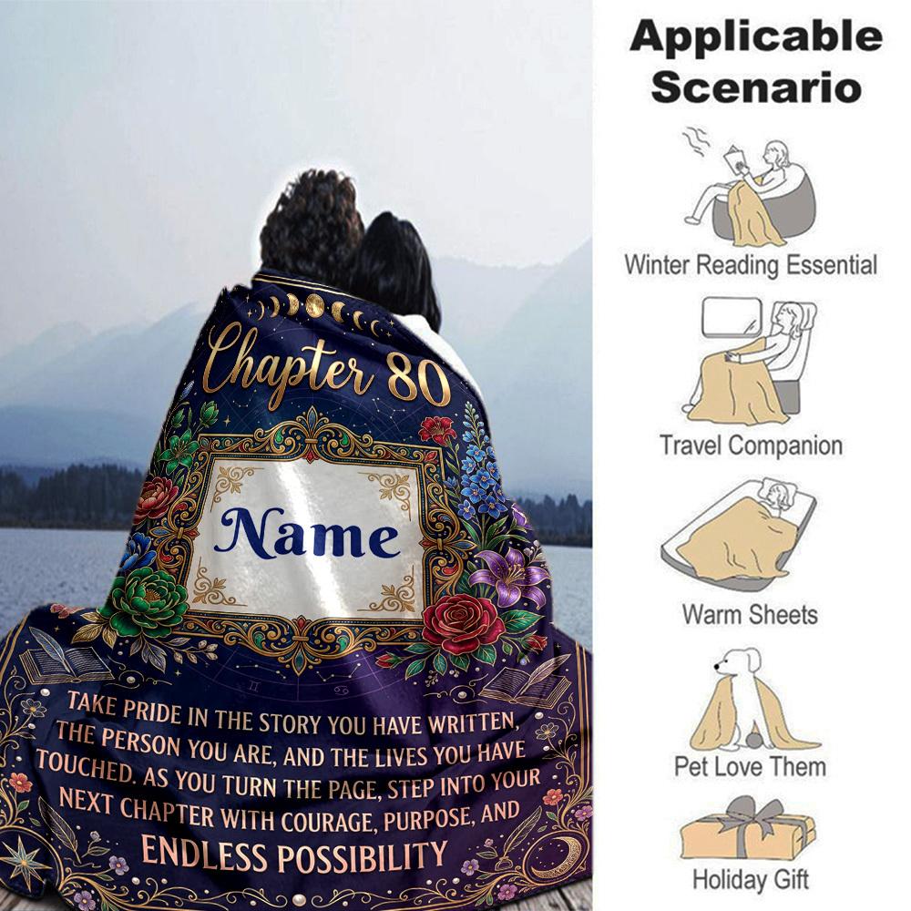 Embrace Next Chapter Couragecustomize Your Name Blanket Warm Comfortable And Soft Blankets Are Suitable For Home Lunch Break Blanket Office Sofa Sofa