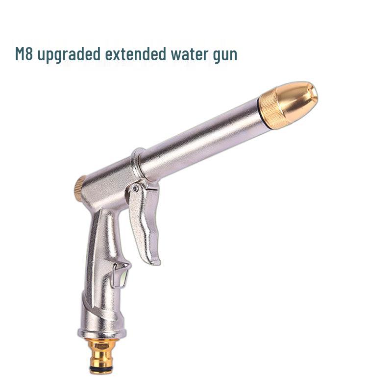 Полностью медный высоконапорный пистолет-распылитель для автомойки и насадка-щетка