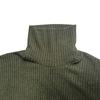 Men's Knitting Bottom Shirt Fashion High Neck Long Sleeve Fitting Versatile T-shirt