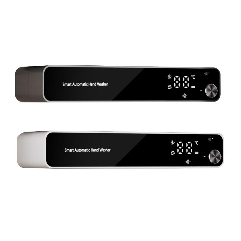 Автоматический бесконтактный дозатор мыла для ванной комнаты с перезаряжаемой батареей. Настенный монтаж для дома или офиса.