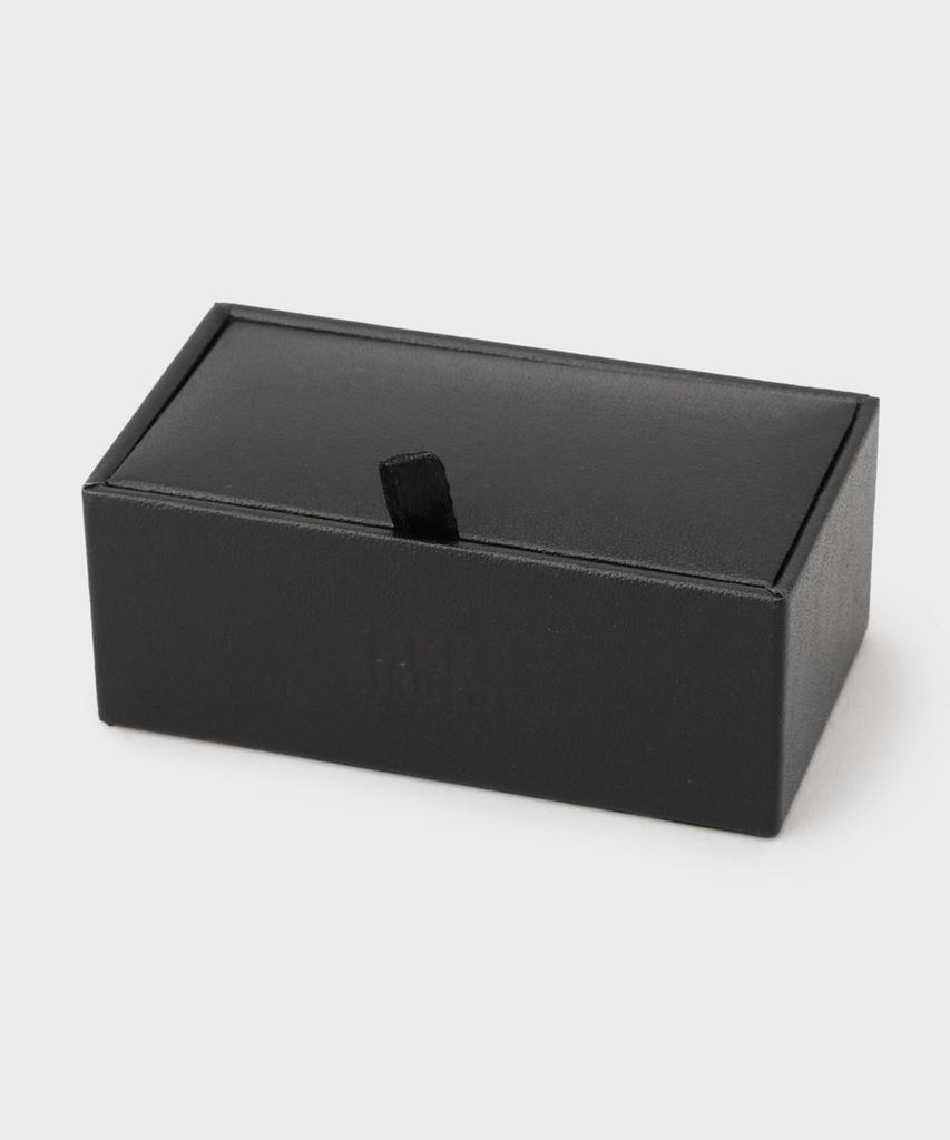 Takeo Kikuchi Tie Auspicious Tie Bar Yagasuri Pattern Laser Contrast Silver 00 Clip, - Plating, 07004803, Men's, (006)