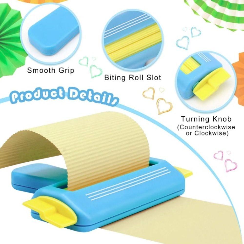 DIY Gift Wrapping Paper Roll Labor-saving Craft Paper-Cut Paper Crimper Machine Scrapbooking