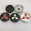 4pcs 3D 56mm 60mm 68mm for Mitsubishi Car Wheel hub Center Cap emblem Badge covers sticker Decals styling auto Accessories