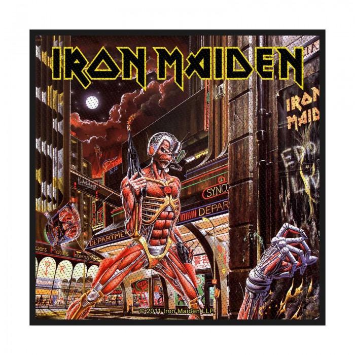 Iron Maiden Тканая стандартная нашивка «Где-то в прошлом»