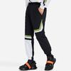 Спортивные брюки Li Ning Color Block с эластичной талией, мужские, черные, AYKSA95-2