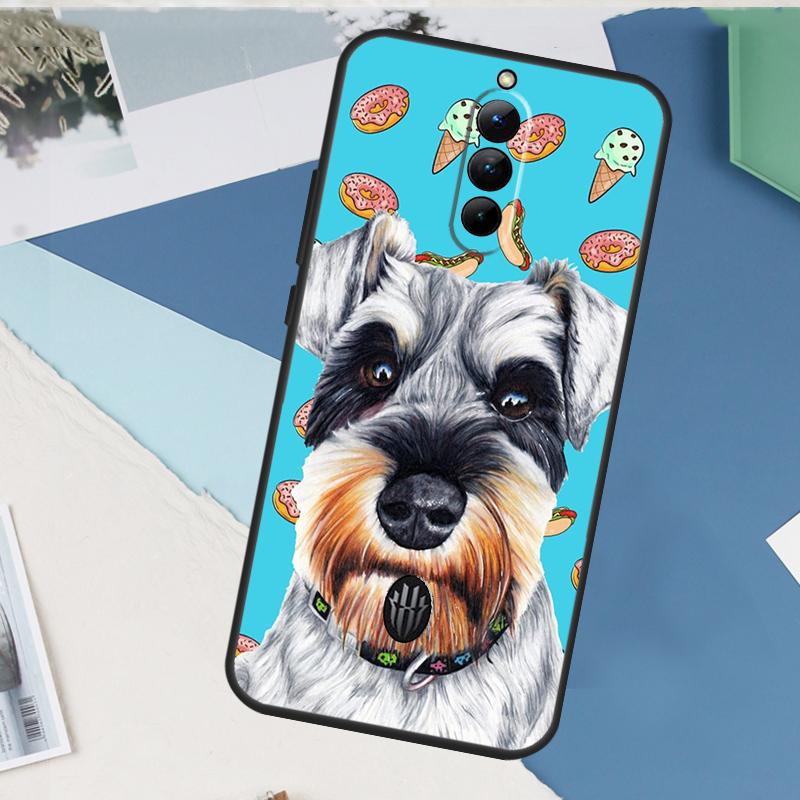 Miniature Schnauzer dog art Case For ZTE Nubia Red Magic 8S 9S 10S 10 9 8 11 Pro Plus 6 7 6S 7S Pro 5G 6R 10 Air Cover