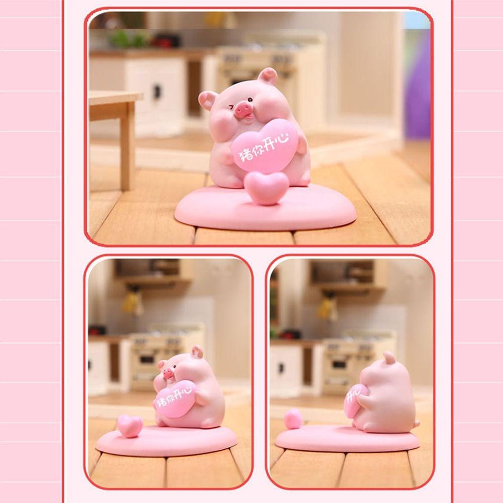 Мультяшная подставка для телефона в форме свиньи, милый держатель для мобильного телефона, милая подставка для телефона в виде свиньи, домашние украшения