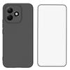 WANLONFENG MS Series for Honor X60i 5G TPU Case Matte Back Cover with Tempered Glass