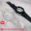 Watch Accessories for GA-2100 Rubber Replace Strap Bezel Case GA2100 GA2110 GA-B2100 Resin Watchband Men Sport