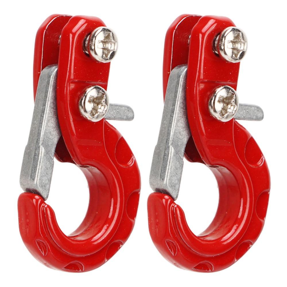 2Pcs Metal RC Tow Hooks for SCX10/D90/D110/TF2/TRX4 1/10 RC Crawler Truck For Off-Road Models