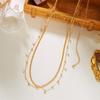 Double Layer Crisscross Cubic Zirconia Chain Navel Ring Waist Chain for Women Gold Tone Adjustable Body Chain Belly Jewelry