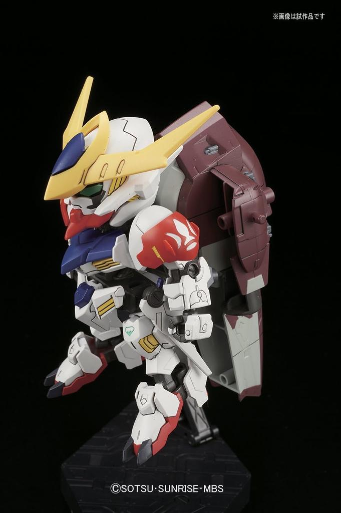 SD Gundam BB Senshi Gundam Barbatos Lupus DX пластиковая модель №402 с цветовой кодировкой