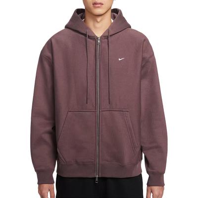 Толстовка с капюшоном на молнии Solo Swoosh свободного кроя с длинным рукавом для мужчин HV1085-502
