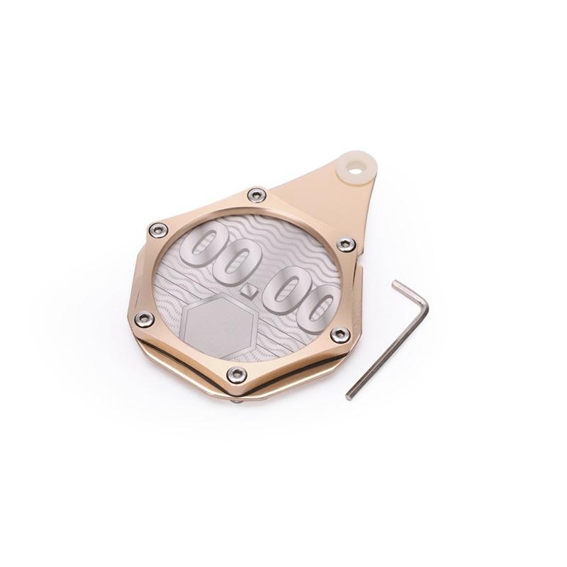 Aluminum Alloy Hexagonal Motorcycle Tax Plate Waterproof Universal Vehicle License Plate Decoration