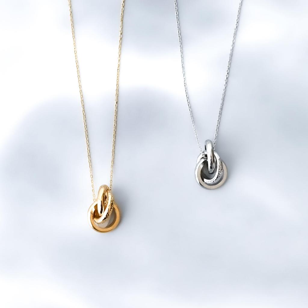 [NAOTJEWELRY] [Naot Jewelry] Женское колье Тройное кольцо Серебряное