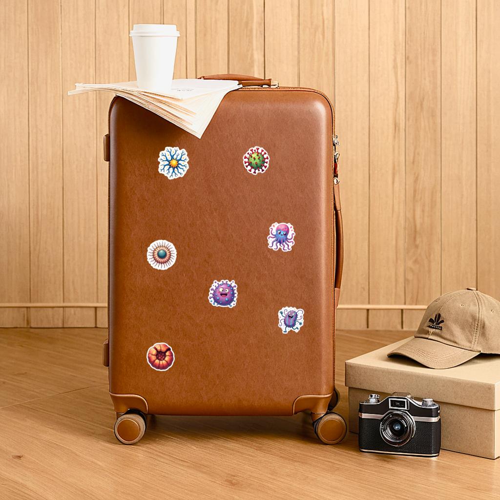 35pcs-100pcs Decals Cute Stationery Stickers Funny Stickers Stickers For Suitcase Laptop