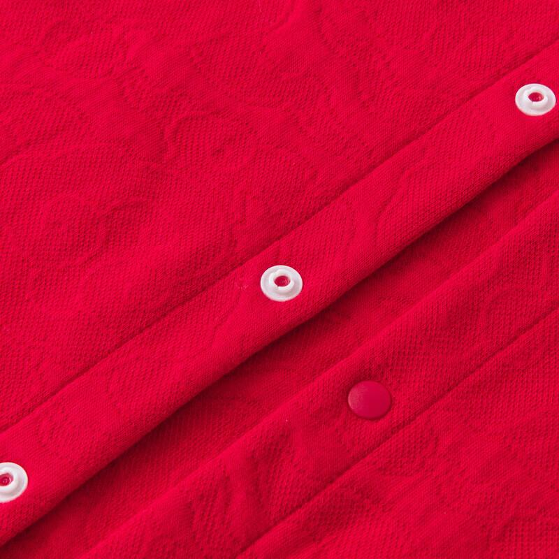 Baby Quilted Warm Red Romper