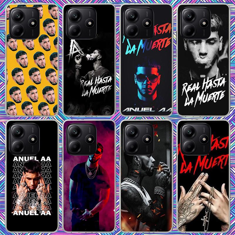 Anuel AA Real H-Hasta La M-Muerte Phone Case For Xiaomi Redmi Note 15 14 14S 13 12S 12 Pro Plus 11S 11 10S 10 4G Cover 11E 11T 5
