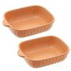 Nakashima Container Gratin Dish Стильный, экономящий время, для приготовления в духовке, набор тарелок для тостера половинного размера (Миндаль, 2)