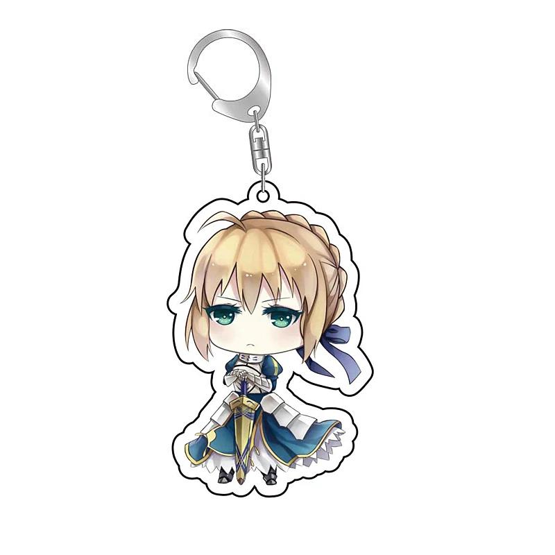 Fate Stay Night Тосака Рин Алтрия Пендрагон Милый Мультяшный Брелок Kawaii Брелоки Части для Сумки и Модный Подарок