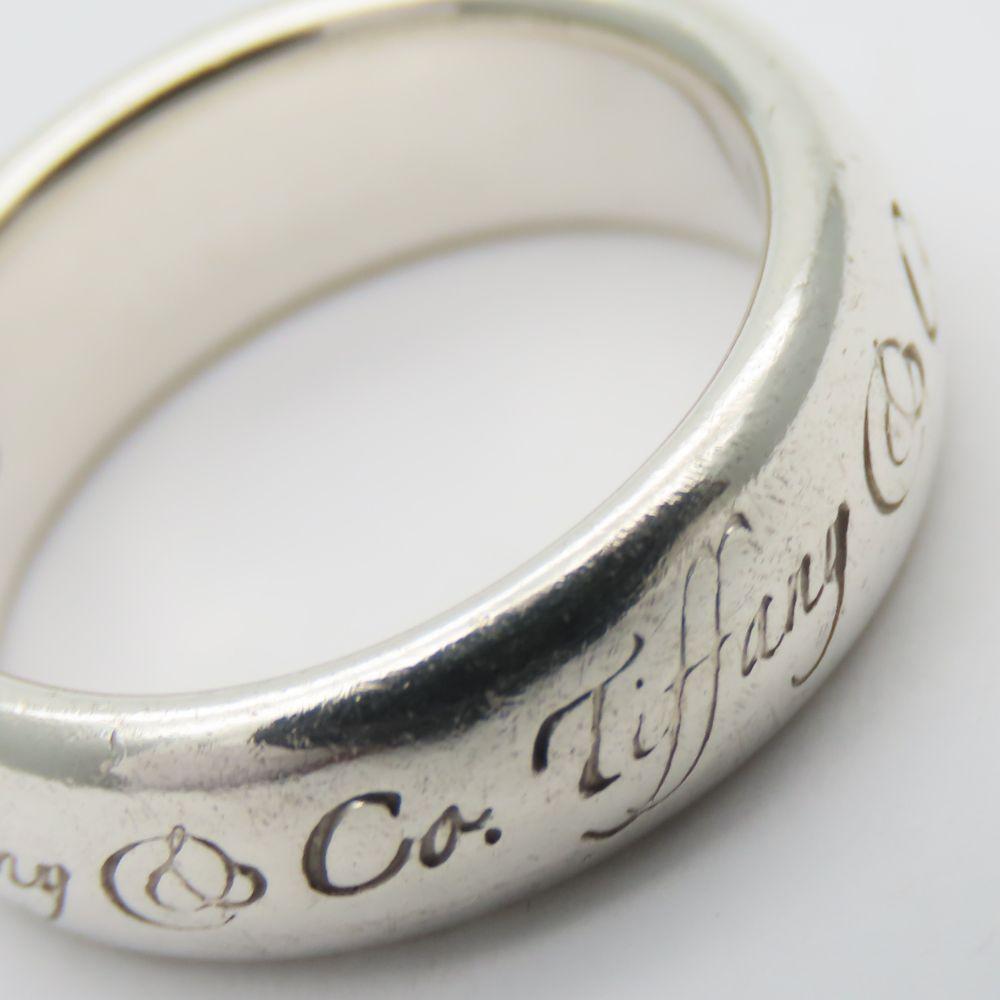 Used TIFFANY&Co. Ring Notes EU#49 Silver925 6.4g Silver Accessories