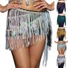 Women's Belly Dance Waist Chain Hip Scarf With Sequins And Tassels