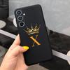 Для Samsung Galaxy A52 A52S A53 A54 5G Чехол Роскошные Буквы Короны Расписной Мягкий Тонкий Задняя Крышка Для Samsung A52 5G SM-A526B Fundas