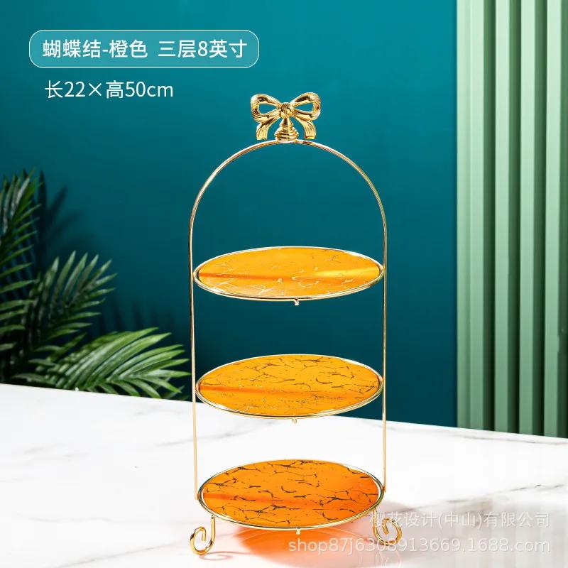 Многослойная подставка для торта из мраморного стекла, десертная тарелка, блюдо для димсамов, форма для торта, поднос для закусок, тарелки для суши, фруктовая тарелка, подставка для демонстрации