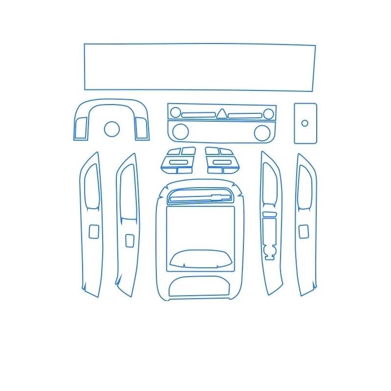 For Hyundai Tucson L 2025 Dashboard Multimedia Navigation Transparent Anti-Scratch Protection Film Modification for