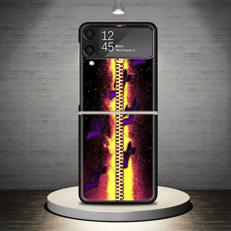 Чехол для телефона JoJo Adventure Бруно Буччеллати для Samsung Galaxy Z Flip 7 6 5 4 3 5G Ударопрочный чехол Z Flip7 Flip6 ZFlip5 Flip3 Fl