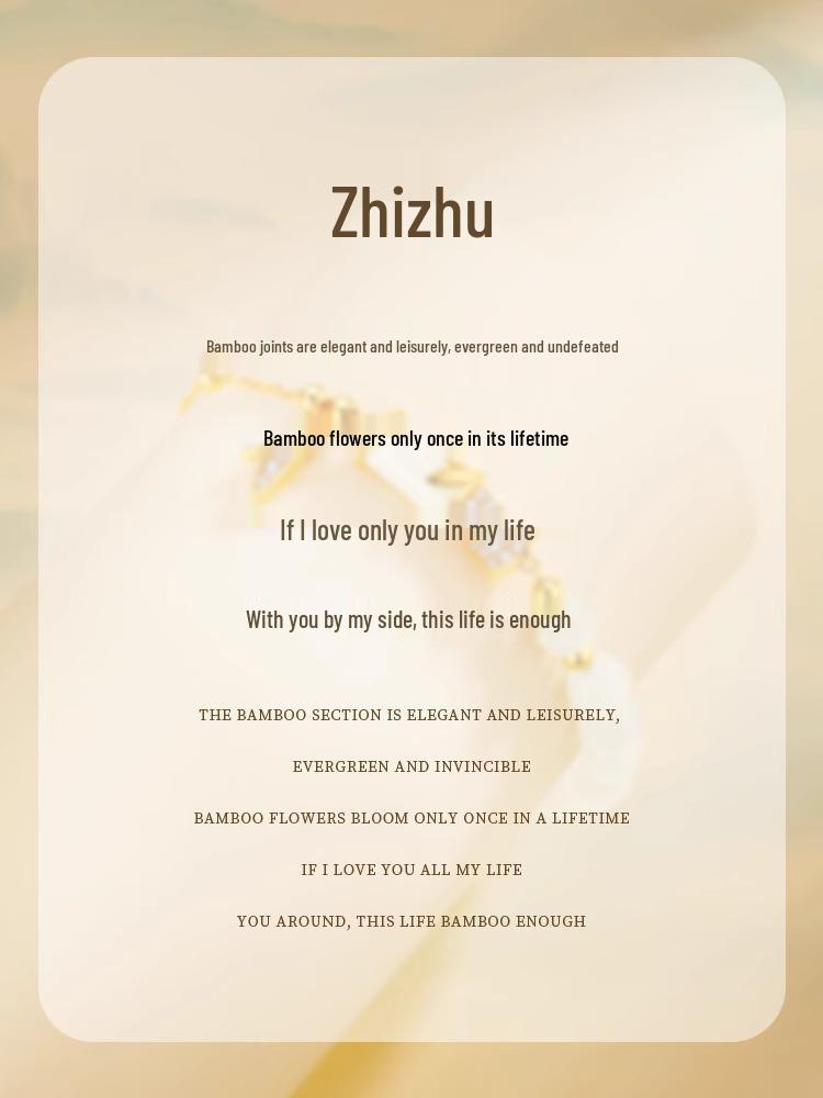 Бамбук Нефрит Хэтянь Стерлинговое Серебро Браслет для Женщин – Элегантный Браслет из Бусин Рождественский Подарок