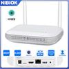 NIBIOK WiFi NVR 8CH H.265 Onvif Network Video Recorder for Wireless Security System Support Face Detection ICSEE Camera