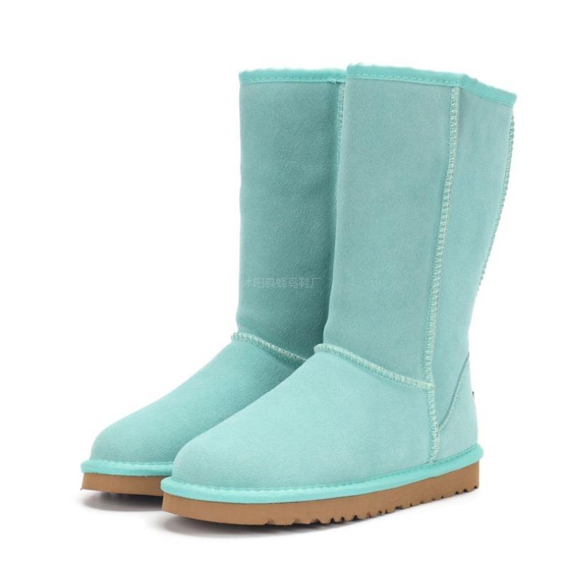 5815 Tall Snow Boots Women's Fleece Thickened Sangpo Snow Cotton Women's Boots Snow Shoes Fluffy Boots Ug