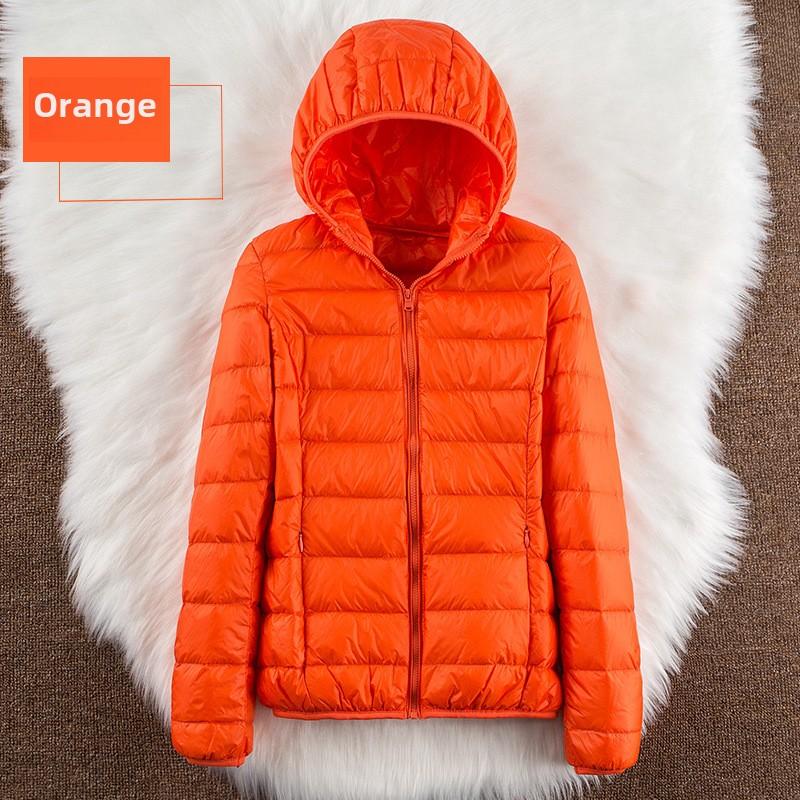 Женская осенняя белая куртка-пуховик с капюшоном, ветрозащитная, теплая, повседневная, зимняя, S-6XL