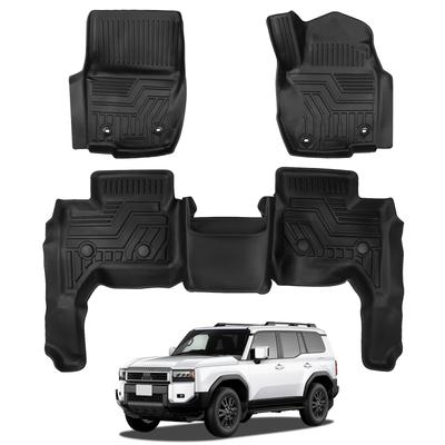 Новый дизайн пола серии Land Cruiser 250 для 3D TPE материала автомобиля Легкий 3D Индивидуальный Салонный Комплект Серия Cruiser 250 Пол 5-местный/7-местный Коврики,