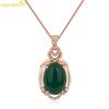 Copper Alloy Zircon Women Pendant Necklace Fashion Gift