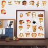 60/120PCS Bread Thief Sticker Skateboards Nostalgia Laptop Luggage  Scrapbook Retro Cafe Desktop Helmets Graffiti Sticker Decal
