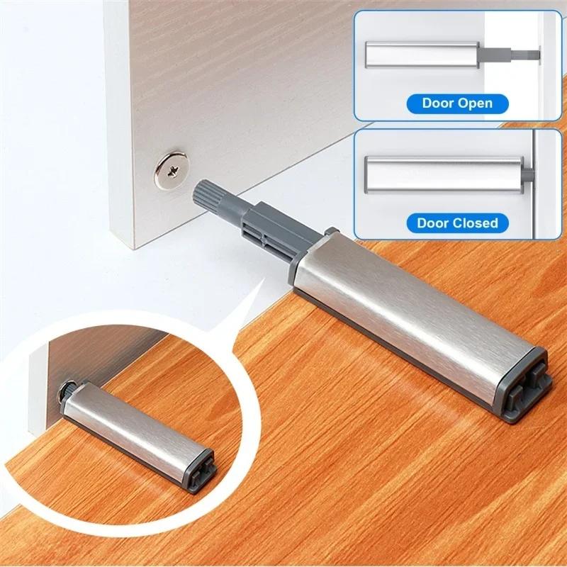 10 шт. Магнитные нажимные защелки для шкафов Открывание нажатием Фурнитура для шкафов Нажимные демпферы-толкатели Нажимная защелка для ящиков Дверной стопор