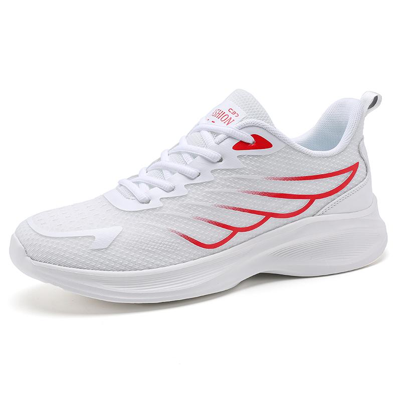 Men Tennis Shoes Mesh Comfortable Flat Walking Outdoor Sports Training Sneakers Lightweight Gym Jogging Shoes for Men