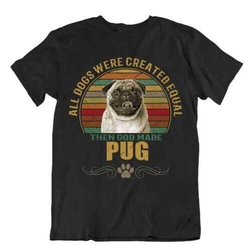 Pug Dog T Shirt Cute Gift For Pet Lover Best Friend Vintage Cool