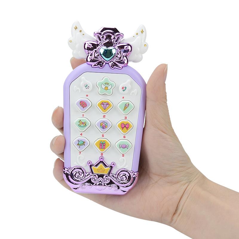 Mobile Phone Toys For Infants And Children, Music Princess Dream Early Education Puzzle Simulation Button Phone Multi-Function