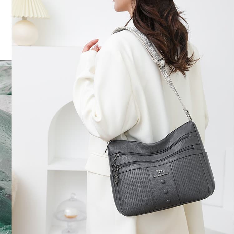 Женская модная большая вместительная сумка на плечо, сумка через плечо