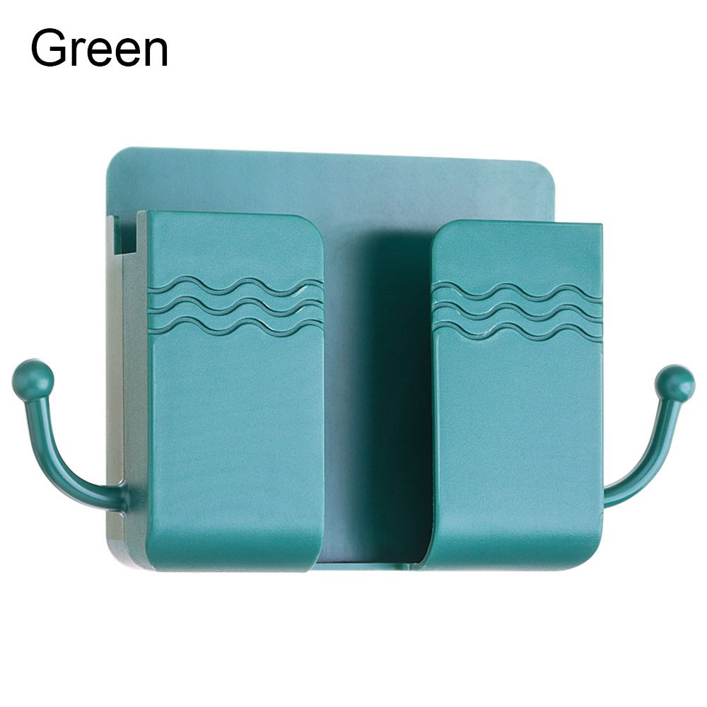 Настенный органайзер для телефона, ящик для хранения телеконтроллеров, крючки для кабелей, держатель для телефона, подставка для телефона