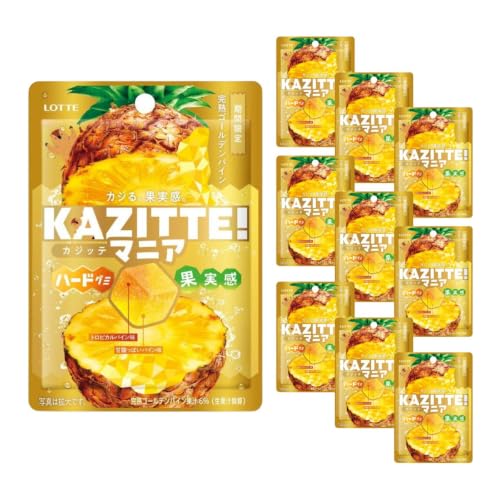 Lotte Kajitte Mania (Ripe Golden Pineapple) 49g x 10 bags